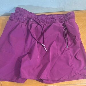 All in Motion Purple Athletic Shorts Lightweight Stretchy Fit